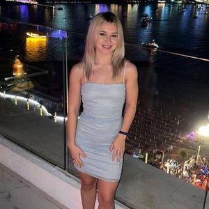 Baby Blue Sparkle Dress